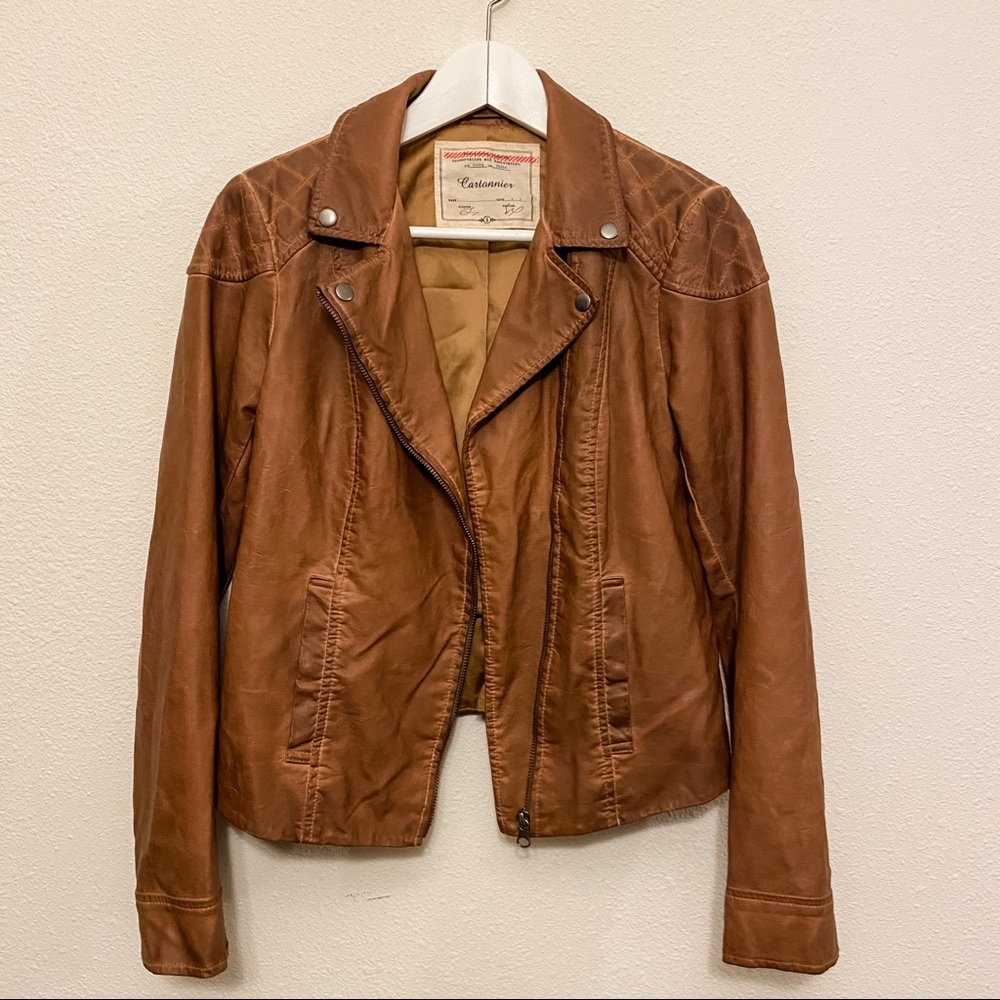 Anthropologie Cartonnier Fayette Vegan Jacket 6